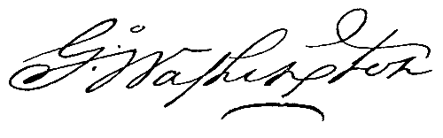 Washington's Signature