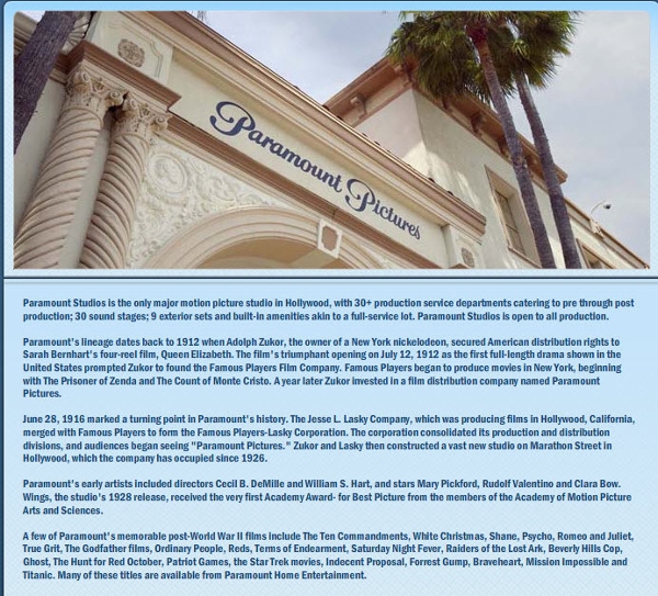 Paramount Studios