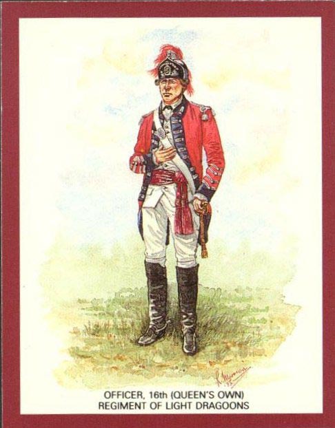 Officer, 16th (Queen's Own) Light Dragoons