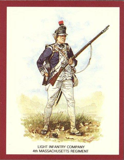 Light Infantry Company, 4th Massashusetts Regiment -- 1781