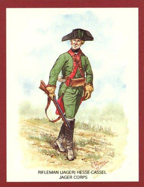 Rifleman (Jager) Hesse-Cassel Jager Corps -- 1776