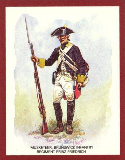 Musketeer, Brunswick Infantry Regiment