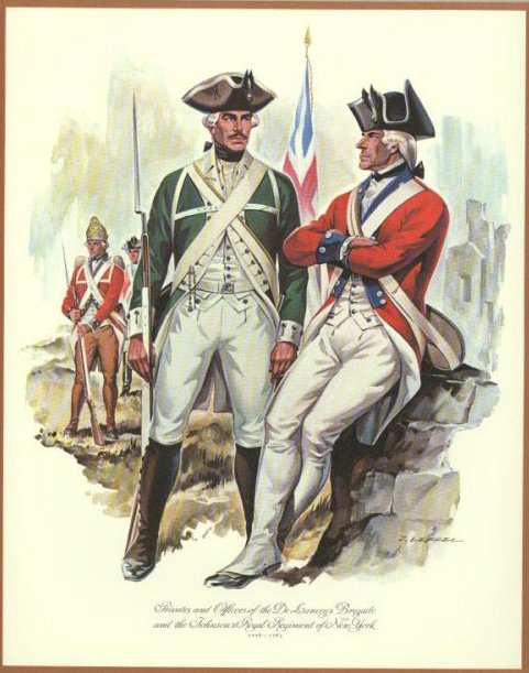 DeLancey's Brigade and Johnson's Royal Regiment